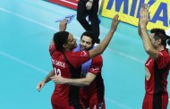 כדורעף: 1-3 למטה אשר עכו שמובילה 0-1 על מכבי תא בסדרת הגמר